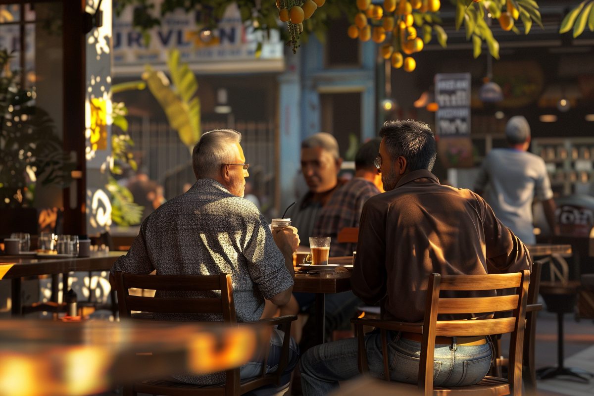 Outdoor dining in Brooklyn